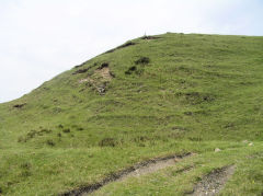 
Blorenge Tramroad tipping dock, Pen-fford-goch, June 2010